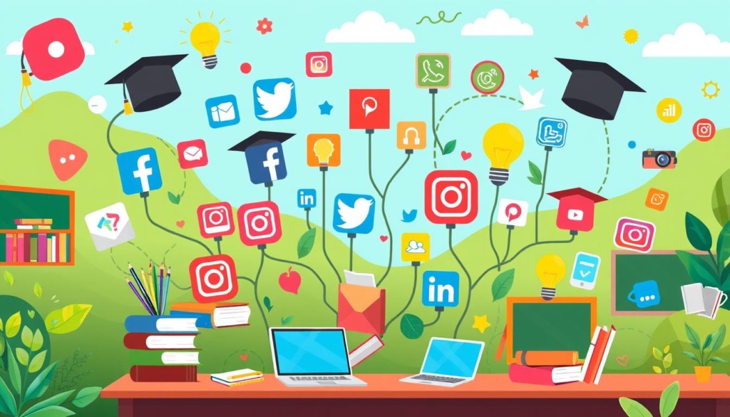 social media in education SEO